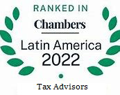 Logotipo de Chambers Latin America 2022, clasificación para Tax Advisors