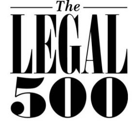 Logotipo de The Legal 500, guía de clasificación de firmas legales